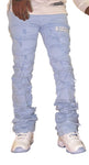 Columbia Ruffled Stack Jeans
