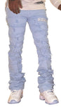 Columbia Ruffled Stack Jeans