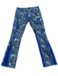 Blue Woods Stacked Flare Jeans