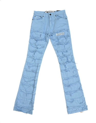 Columbia Ruffled Stack Jeans