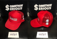 Load image into Gallery viewer, Red Classic Somethin Serious Trucker
