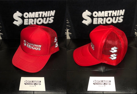 Red Classic Somethin Serious Trucker
