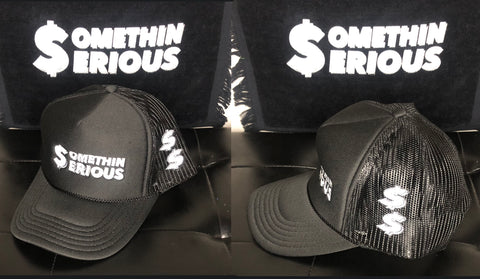 Black Classic Somethin Serious Trucker